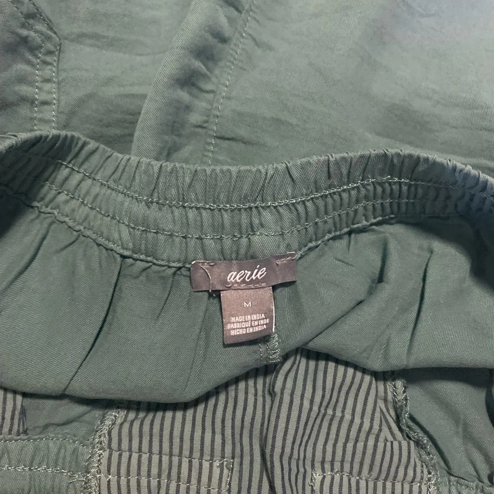 Aerie drawstring lightweight frayed hem shorts - Picture 5 of 5